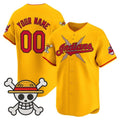 Custom Cleveland Indians x One Piece Gold MWATKINS Vapor Premier Limited Jersey - Stitched