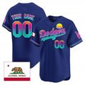 Custom Los Angeles Dodgers 2024 Los Angeles City Style Vapor Premier Limited Jersey ¨C Royal MWATKINS