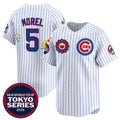 Chicago Cubs #5 Christopher Morel White MWATKINS 2025 Tokyo Series Limited Stitched Jersey
