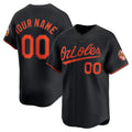 Custom Baltimore Orioles Black MWATKINS Alternate Limited Jersey