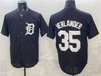 Detroit Tigers #35 Justin Verlander Black MWATKINS Limited Stitched Jersey