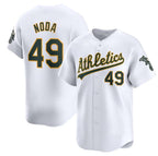 Oakland Athletics #49 Ryan Noda White MWATKINS Home Limited Stitched Jersey