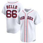 Boston Red Sox #66 Brayan Bello White MWATKINS 2024 Home Limited Stitched Jersey