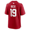 A.Cardinals #19 Carson Beck Cardinal MWATKINS Game Jersey
