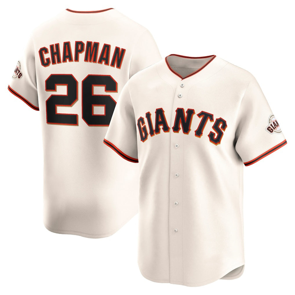 San Francisco Giants #26 Matt Chapman Cream MWATKINS Home Limited Player Jersey