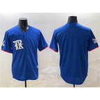 Texas Rangers Blank Royal MWATKINS City Connect Stitched Jersey