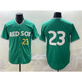 Boston Red Sox #23 Romy Gonz¨¢lez Green MWATKINS 2025 City Connect Limited Stitched Jersey