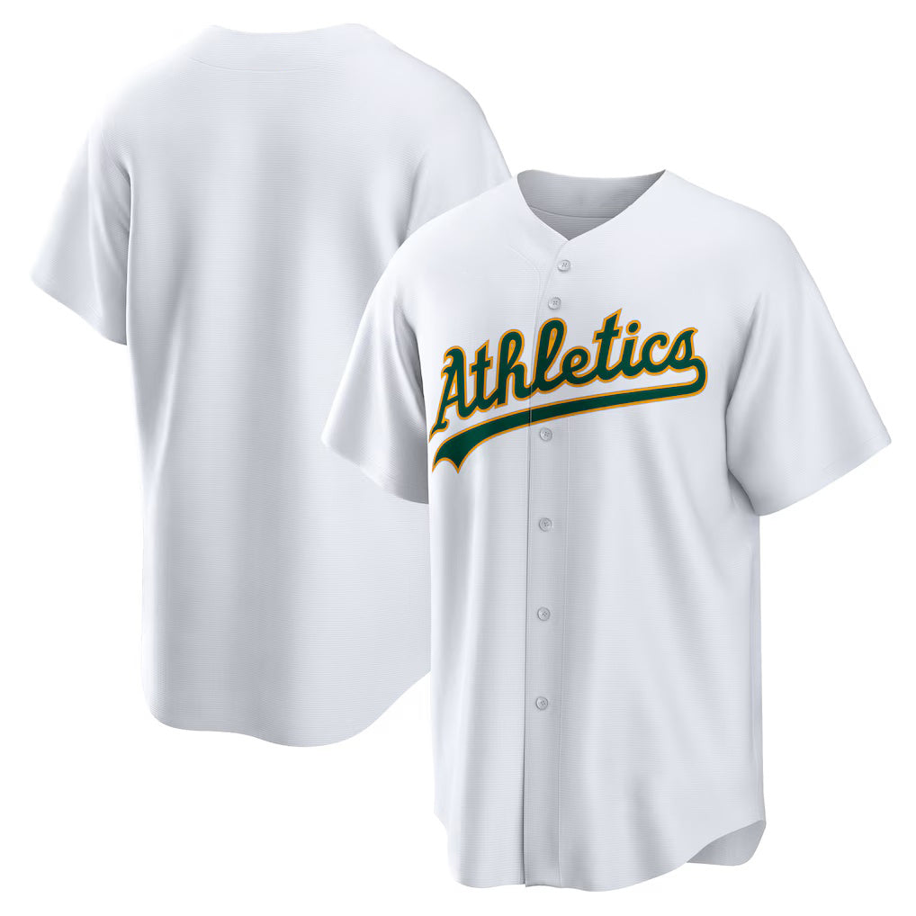 Oakland Athletics White MWATKINS Home Replica Team Jersey