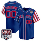 Custom Boston Red Sox America 250 Edition Vapor Premier Limited Royal MWATKINS Stitched Jerseys