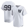 New York Yankees #99 Aaron Judge White MWATKINS Home Limited Player Jersey