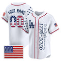 Custom Los Angeles Angels America 250 Edition Vapor Premier Limited White MWATKINS Stitched Jerseys