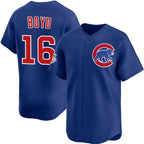 Chicago Cubs #16 Matthew Boyd Royal MWATKINS Limited Stitched Jersey