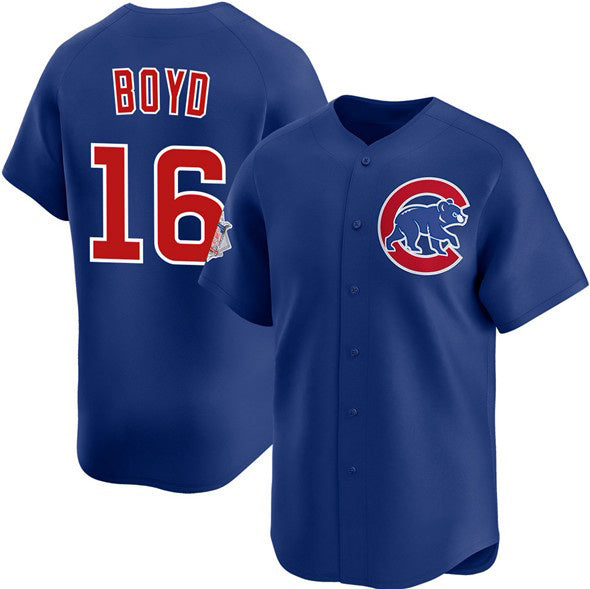 Chicago Cubs #16 Matthew Boyd Royal MWATKINS Limited Stitched Jersey