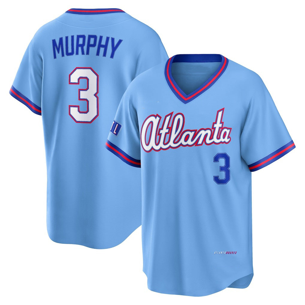 Atlanta Braves #3 Dale Murphy Powder Blue MWATKINS 2026 City Connect Stadium Jersey