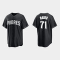 San Diego Padres #71 Josh Hader Black White MWATKINS Collection Jersey
