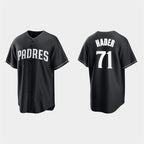 San Diego Padres #71 Josh Hader Black White MWATKINS Collection Jersey
