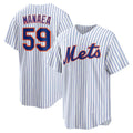 New York Mets #59 Sean Manaea White MWATKINS Home Replica Jersey