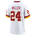 W.Commanders #24 Von Miller White MWATKINS Game Jersey