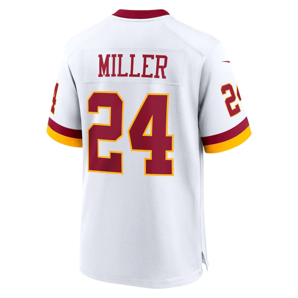 W.Commanders #24 Von Miller White MWATKINS Game Jersey