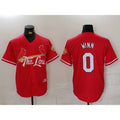 St. Louis Cardinals #0 Masyn Winn Red MWATKINS 2024 City Connect Limited Stitched Jersey