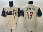 Baltimore Orioles #17 Colton Cowser Natural MWATKINS 2026 City Connect Stadium Stitched Jersey