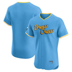 Milwaukee Brewers Powder Blue MWATKINS City Connect Elite Jersey