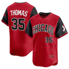 Chicago White Sox #35 Frank Thomas Red Black MWATKINS 2025 City Connect Limited Stitched Jersey