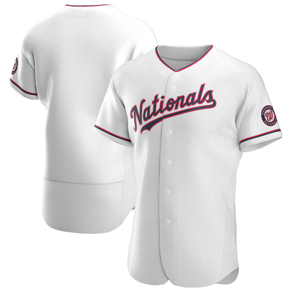 Washington Nationals White MWATKINS Alternate Authentic Team Jersey