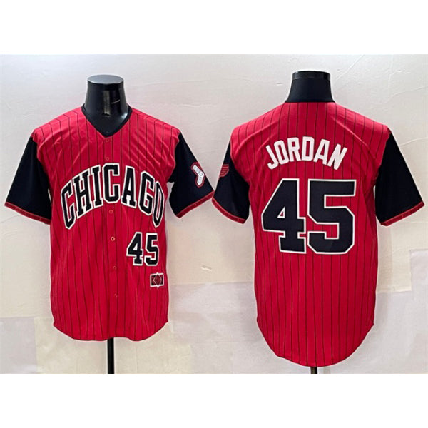 Chicago White Sox #45 Michael Jordan Red Black MWATKINS 2025 City Connect Limited Stitched Jersey