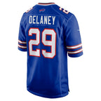 B.Bills #29 Dee Delaney Royal MWATKINS Game Jersey