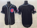 Chicago Cubs Blank 2026 Fashion Replica Black MWATKINS Out Stitched Jersey