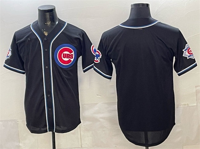 Chicago Cubs Blank 2026 Fashion Replica Black MWATKINS Out Stitched Jersey