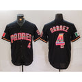 San Diego Padres #4 Luis Arraez Black MWATKINS Mexico Cool Base Stitched Jersey