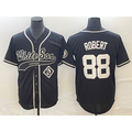 Chicago White Sox #88 Luis Robert Black MWATKINS Cool Base Stitched Jersey