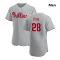 Philadelphia Phillies #28 Alec Bohm Gray MWATKINS Road 2020 Authentic Player Jersey