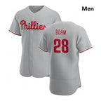 Philadelphia Phillies #28 Alec Bohm Gray MWATKINS Road 2020 Authentic Player Jersey
