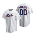 Custom New York Mets White MWATKINS Stitched Cool Base Home Jersey
