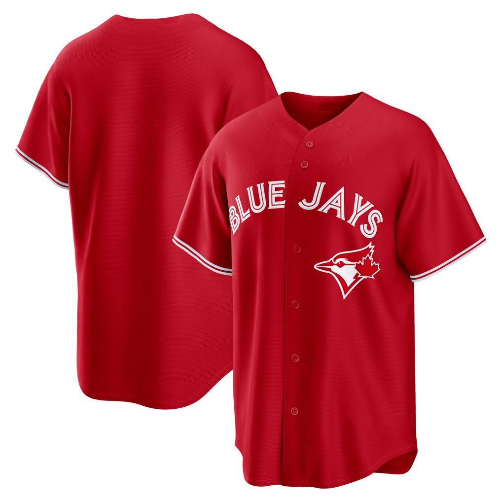 Toronto Blue Jays Red MWATKINS Canada Day Replica Jersey