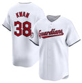 Cleveland Guardians #38 Steven Kwan White MWATKINS Home Limited Stitched Jersey1