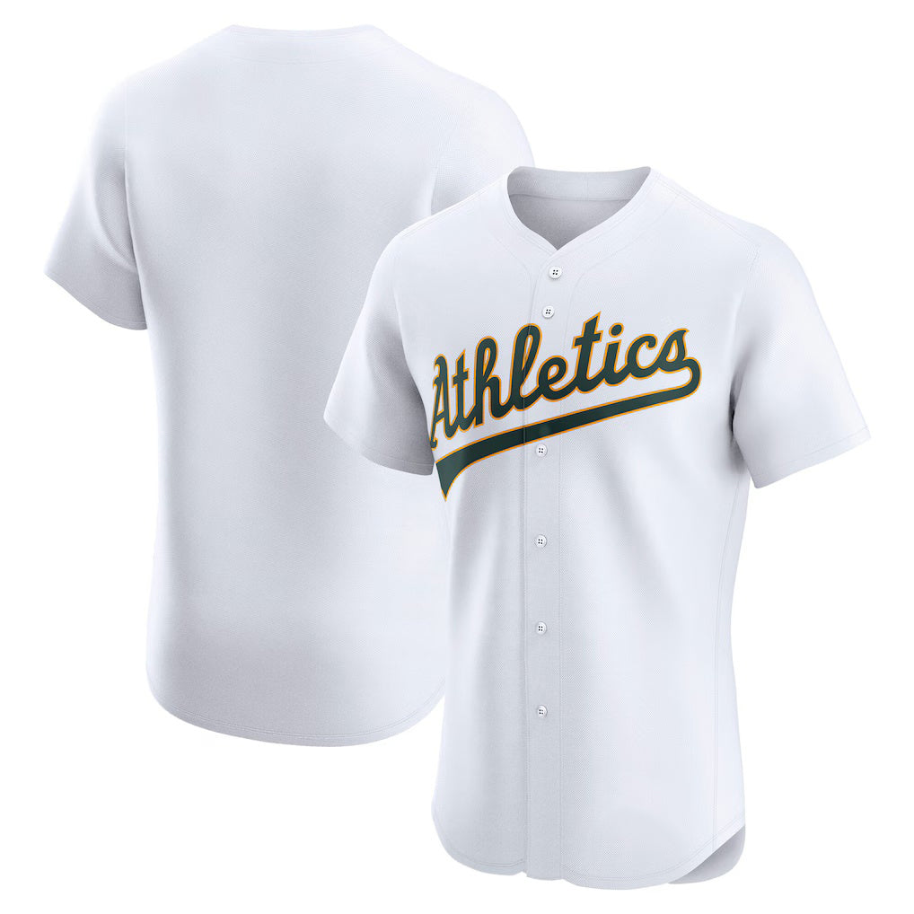 Oakland Athletics White MWATKINS Home Elite Jersey