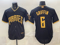 Pittsburgh Pirates #6 Konnor Griffin Black MWATKINS 2026 City Connect Stadium Stitched Jersey