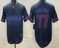 Toronto Blue Jays #77 Louis Varland Black MWATKINS City Limited Jersey