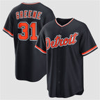 Detroit Tigers #31 Riley Greene Navy MWATKINS Alternate Stitched Jersey