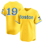 Boston Red Sox #19 Roman Anthony Gold MWATKINS City Connect Limited Jersey