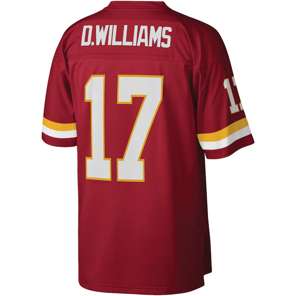 W.Football Team #17 Doug Williams Mitchell & Ness Burgundy MWATKINS Legacy Replica Jersey
