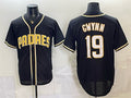 San Diego Padres #19 Tony Gwynn 2026 Fashion Replica Black MWATKINS Out Stitched Jersey