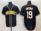 San Diego Padres #19 Tony Gwynn 2026 Fashion Replica Black MWATKINS Out Stitched Jersey