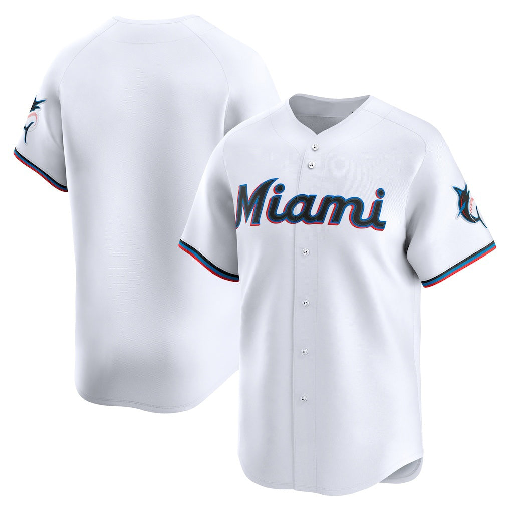 Miami Marlins White MWATKINS Home Limited Jersey