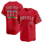 Custom Los Angeles Angels Mexico Vapor Premier Limited Jersey ¨C Red MWATKINS
