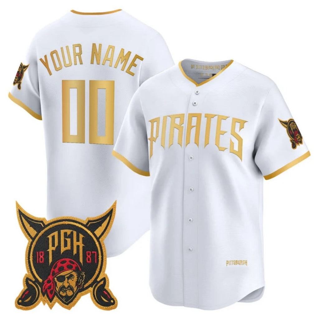 Custom Pittsburgh Pirates White MWATKINS 2026 City Connect Stadium Stitched Jersey